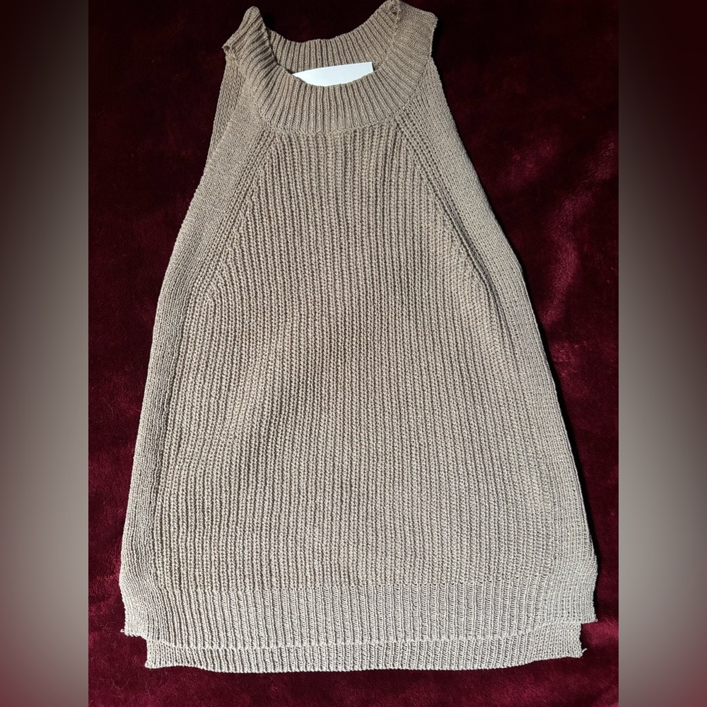 Newbury Kustom Tan Knit Sweater